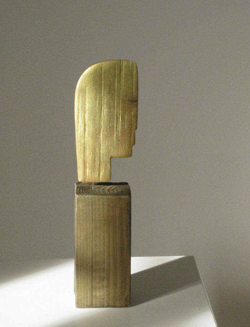 Sternenvolk, Skulptur, Holz bemalt, 2016