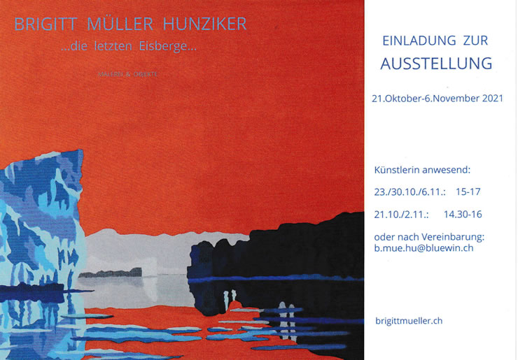 Einladung Brigitte Müller Hunziker